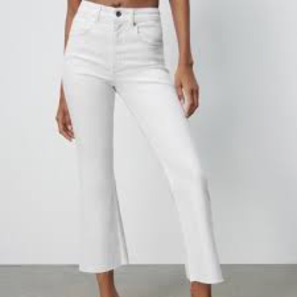 Zara Crop Flare Jeans